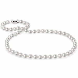 Elegant Silver Pearl Necklace